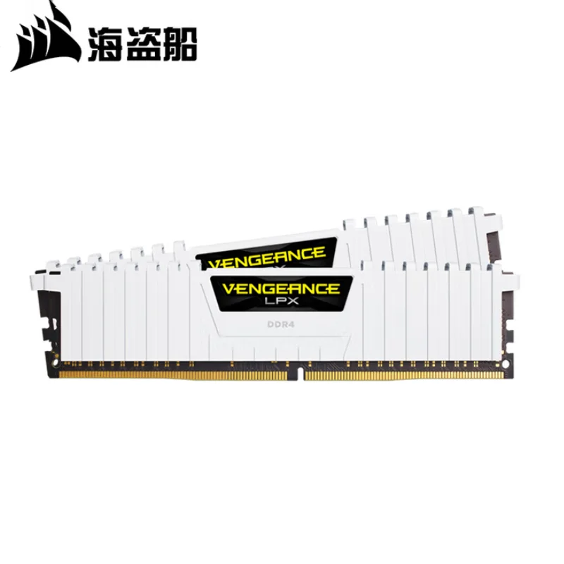 Corsair DDR4 SDRAM Vengeance LPX 16GB DDR4 DRAM 3200MHz 3600MHz 4000MHz يدعم XMP 2.0 288-Pin ذاكرة مكتبية بيضاء