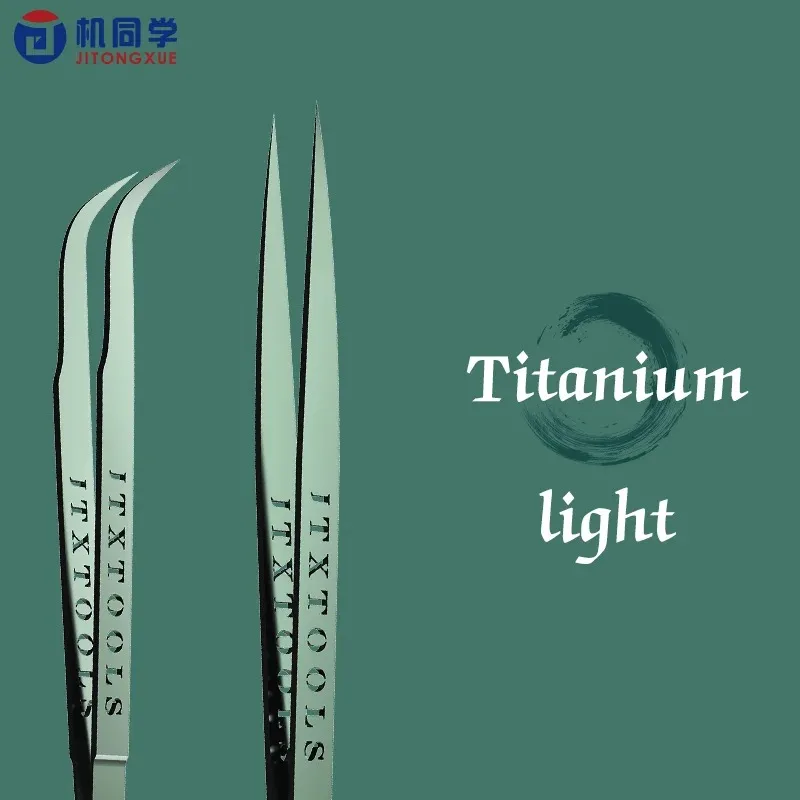 

JTX Air-1 / Air-2 titanium alloy high precision tweezers used to remove small parts of mobile phone/computer tweezers