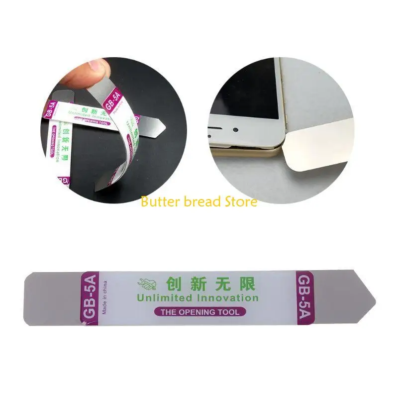 W89C Ultra-dunne Springy Professional Roestvrij staal Spudger Pry Blade Opening Tool