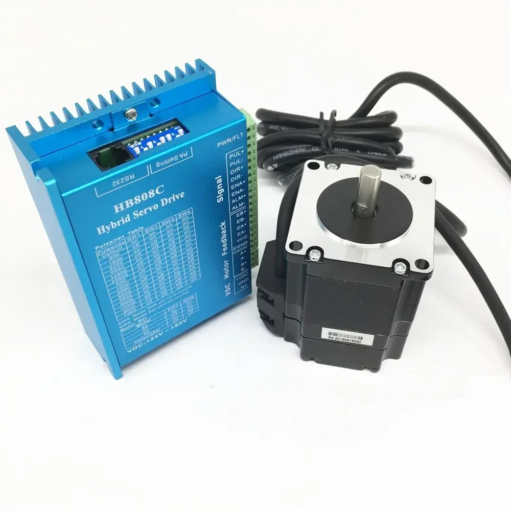 1/2/3/4 Kit Nema23 Closed Loop Stepper Motor 1.2/2/3 Nm Servo Aandrijfas 8Mm 2 Fase Stappenmotor 3M Kabel Voor Cnc Router