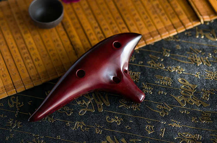12-Loch Keramik-Ocarina in Alto-C-Stimmung für Anfänger Präzise Intonation Musikinstrument Ocarina – Detail 8