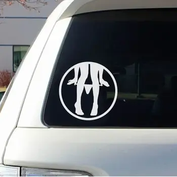 8x8公分個人化性感女孩摩托車反光乙烯基貼紙,可用於汽車保險桿、油箱、車窗、後窗等處。 10 最佳銷售 汽車貼紙 - №6