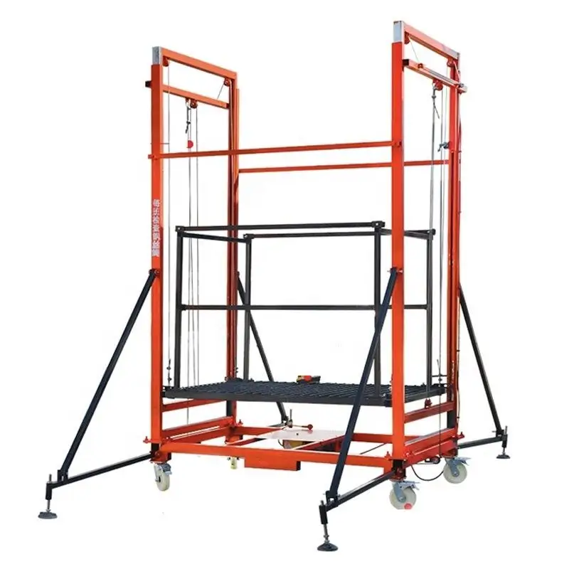 

Portable Mobile Electric Folding Elevator Household Decoration and Site Construction Scaffolding Lifting Platform
