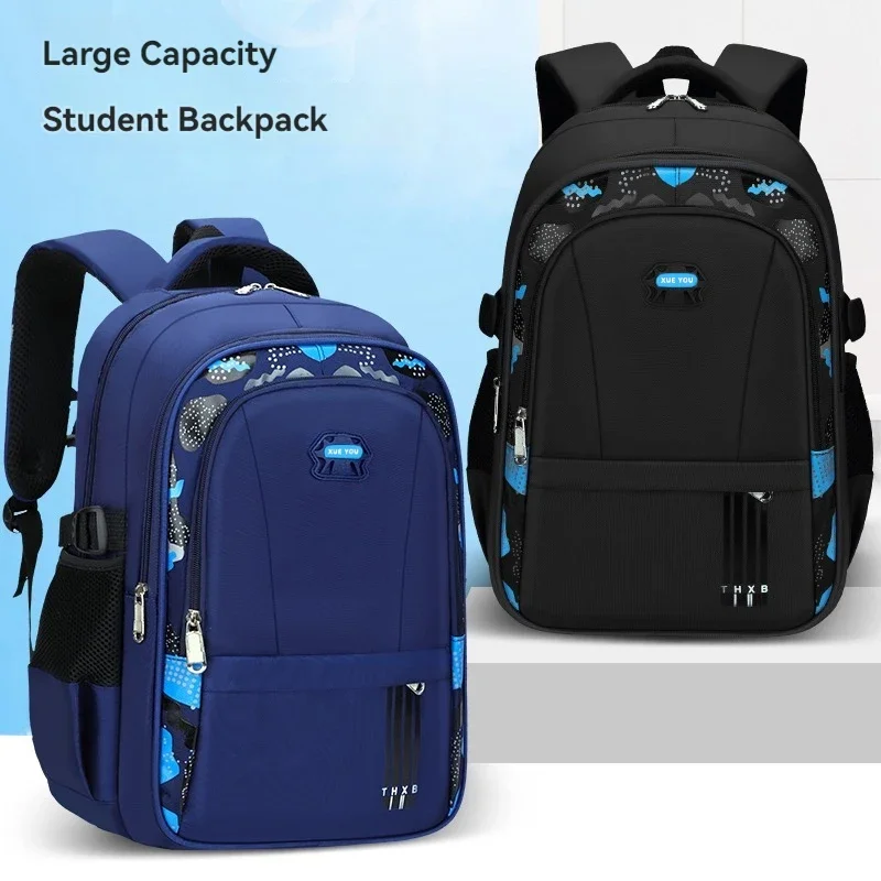 New Elementary middle School Students backpack with multiple layers and large capacity travel backpack Lightweight Leisure Large