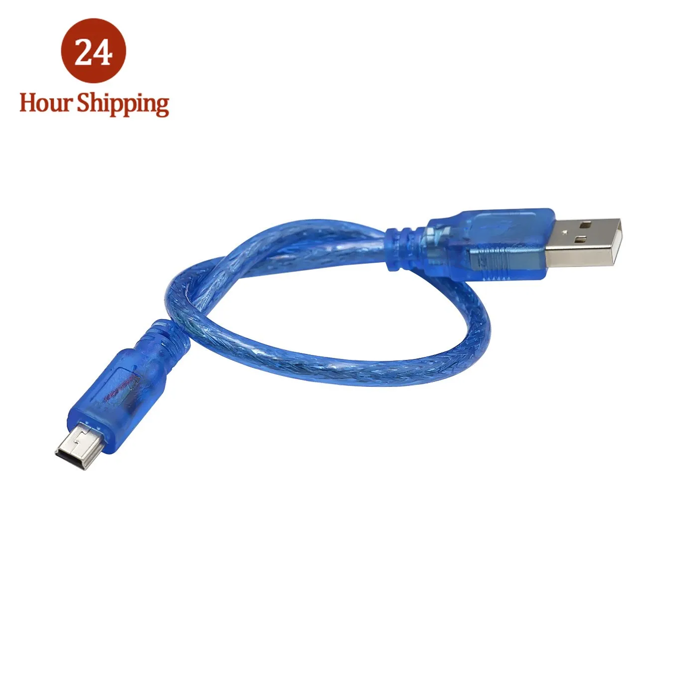 30cm USB Cable For Uno r3 For Nano/MEGA 2560/Leonardo/Pro micro/DUE Blue  Quality A type USB/Mini USB/Micro USB 0.3m for Arduino