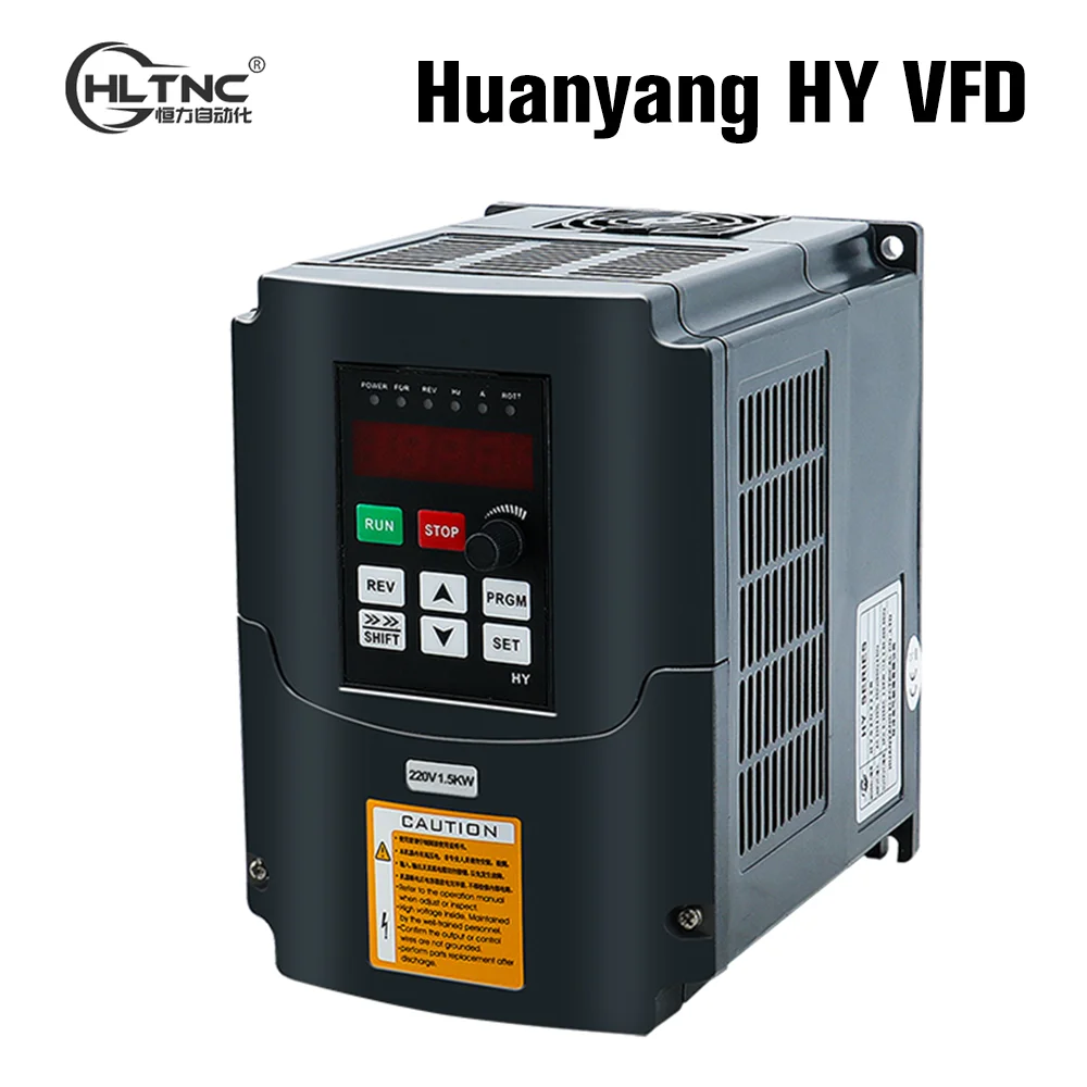 HY Variable Frequency Drive 0-400Hz 3P Output  0.75KW 1.5KW  2.2kw VFD Huanyang Inverter for CNC Spindle Motor Speed Control