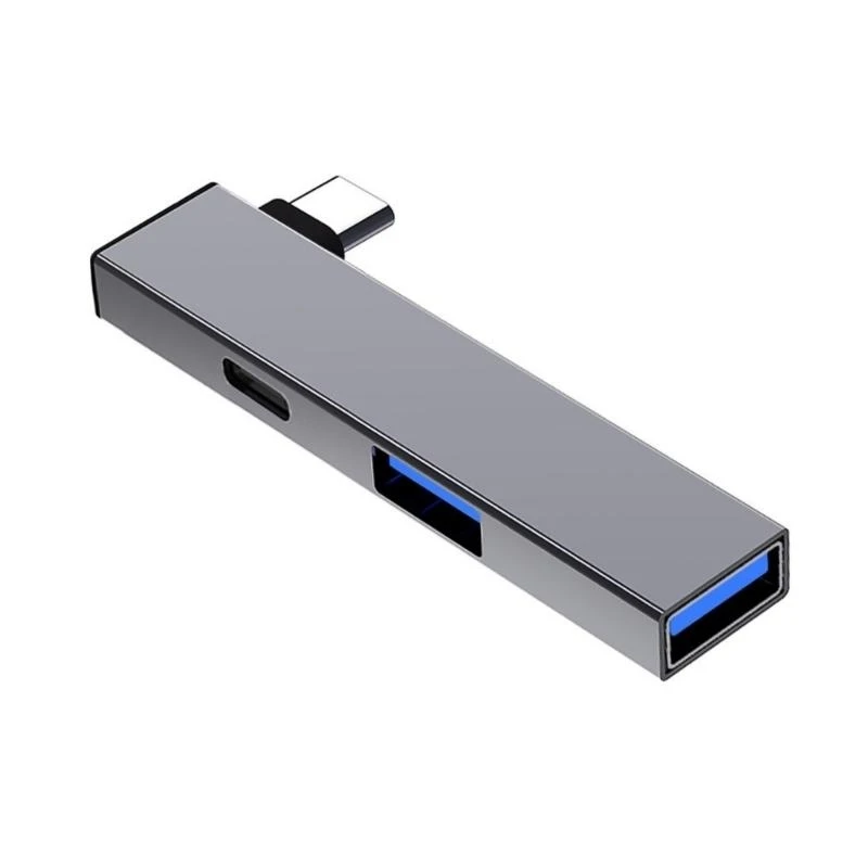 Portable USB C Hub Type C to Type C and 2 USB Port USB Hub for Window Linux Androids Devices Fast Data Transfer 83CF