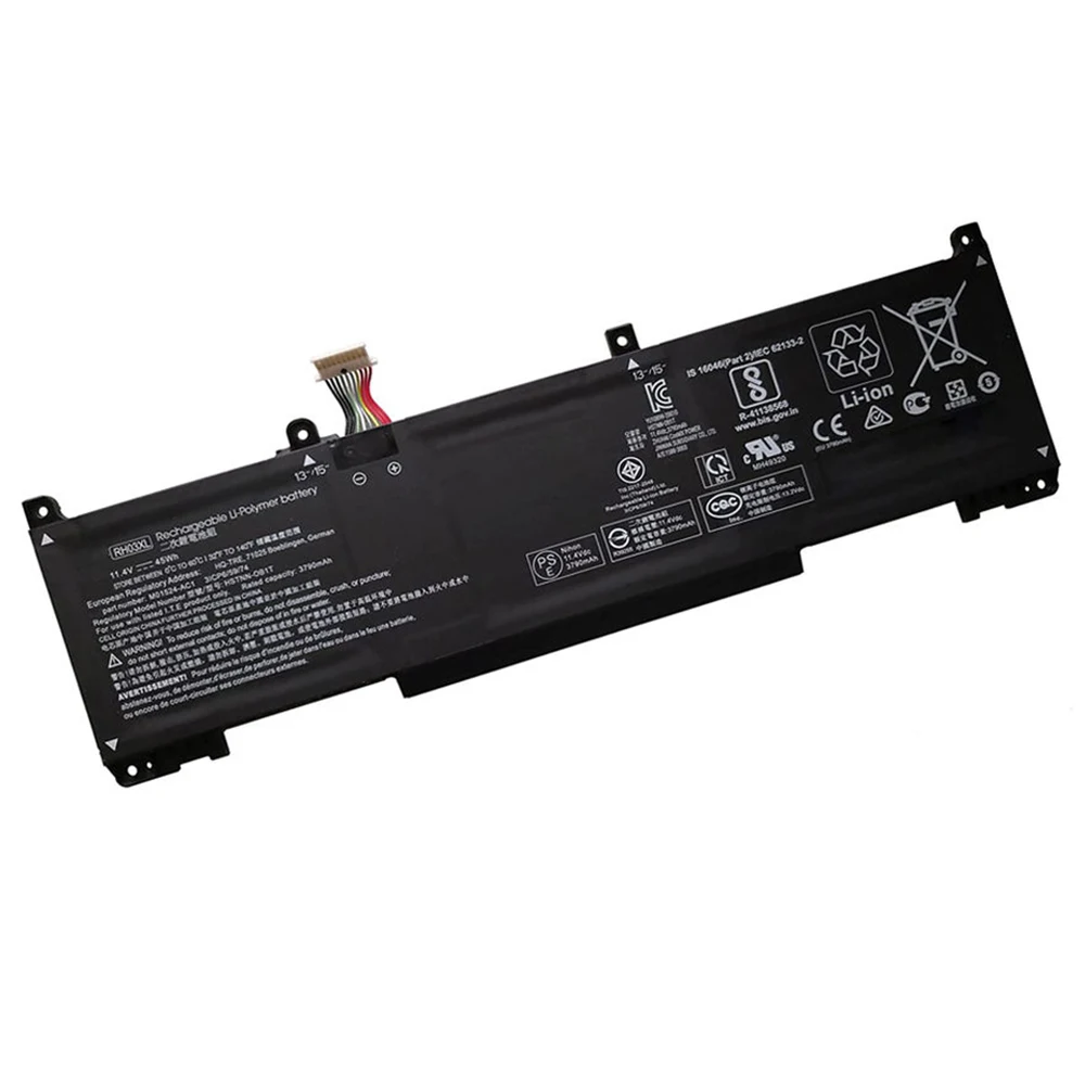 RH03XL Laptop Battery 11.4V 45Wh HSTNN-IB9P For HP PROBOOK 430/440/445/450/630/640/650 G8 Zhan 66 Pro A 14 G4 Series