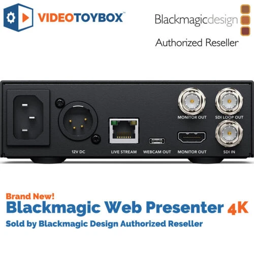 Blackmagic Design Web Presenter 4K Ultra HD Web Presenter Live Streaming Panel