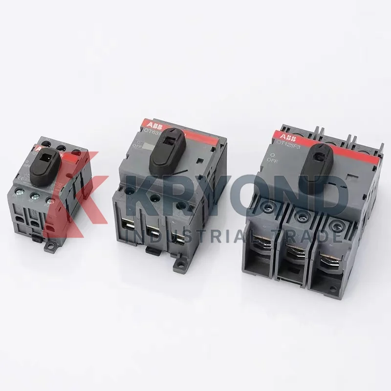 ABB OT16F3 3 Pole 16A OT Series Isolator مفتاح فصل أمان مدمج للوحة التحكم وعزل الطاقة الصناعية #4