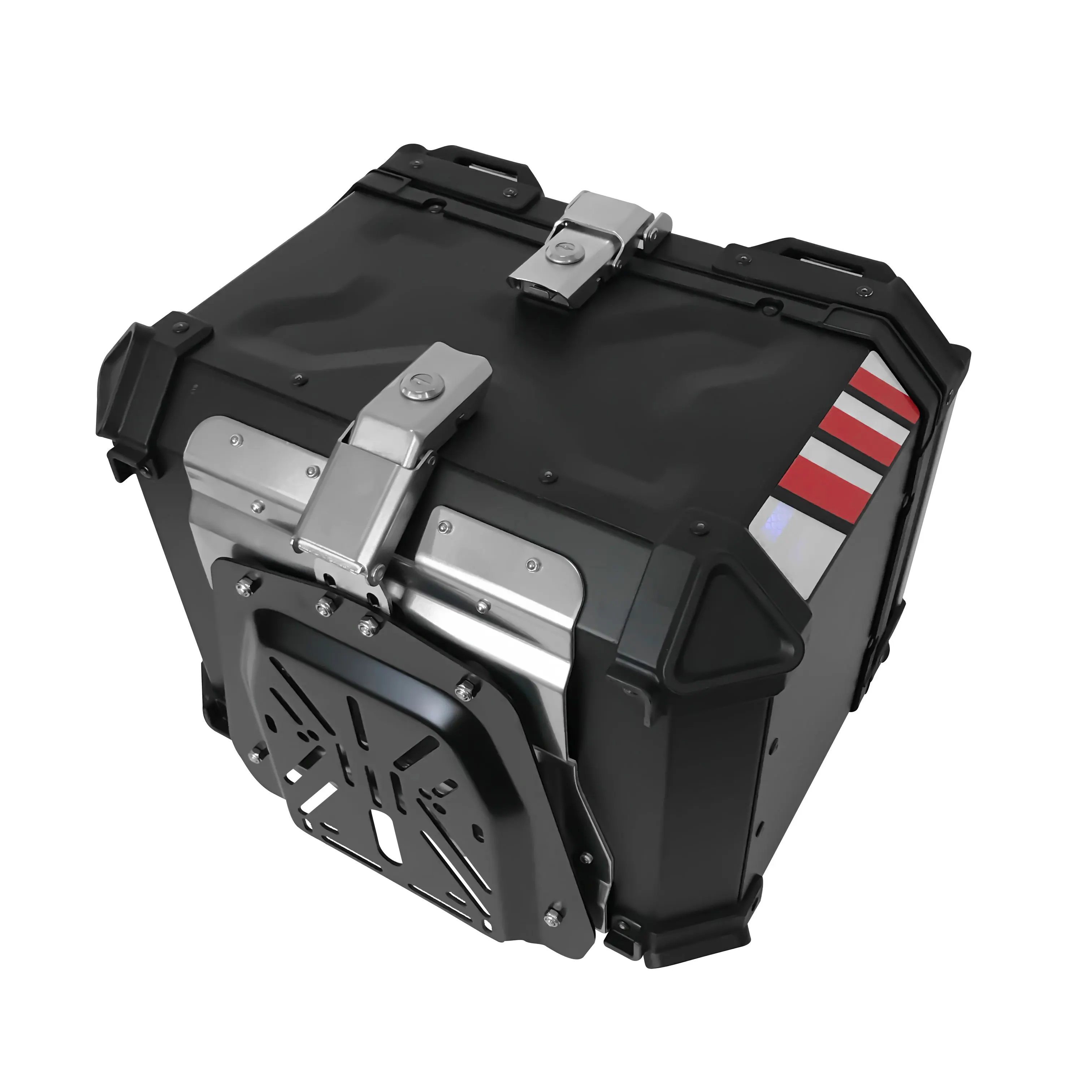 مصنع مطاردة 55L الألومنيوم العلوي صناديق ذيل الدراجة النارية الصندوق العلوي #5