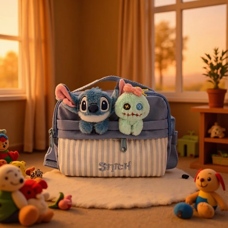 New Lilo & Stitch Shoulder Bag Cartoon Stitch Crossbody Bag Cartoon Anime Casual and Fashionable Daily Versatile Commuting