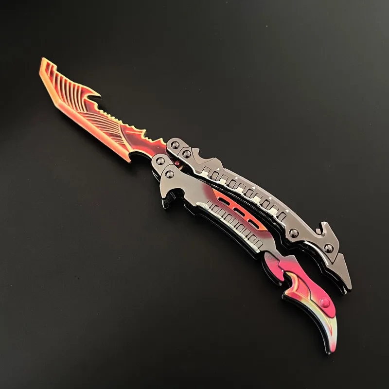 Call of Duty Game Merchandise Thunderclap Shadow Butterfly Throwing Knife Model Alloy Toy Practice Prop Display