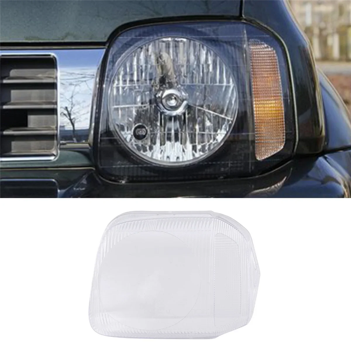 

X-T Car Headlight Lens for Suzuki Jimny 2006-2016 Head Light Lamp Cover Car Lights Glass Replacement Auto Shell,right