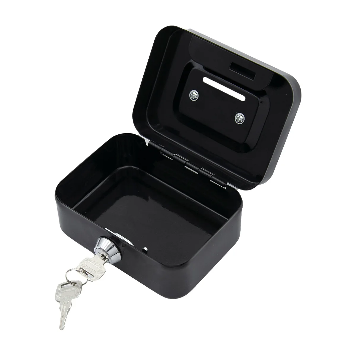 Mini caja de Metal para efectivo, caja de seguridad para cambio de dinero, moneda portátil para niños con cerradura, almacenamiento, tanque de dinero, regalo para niños