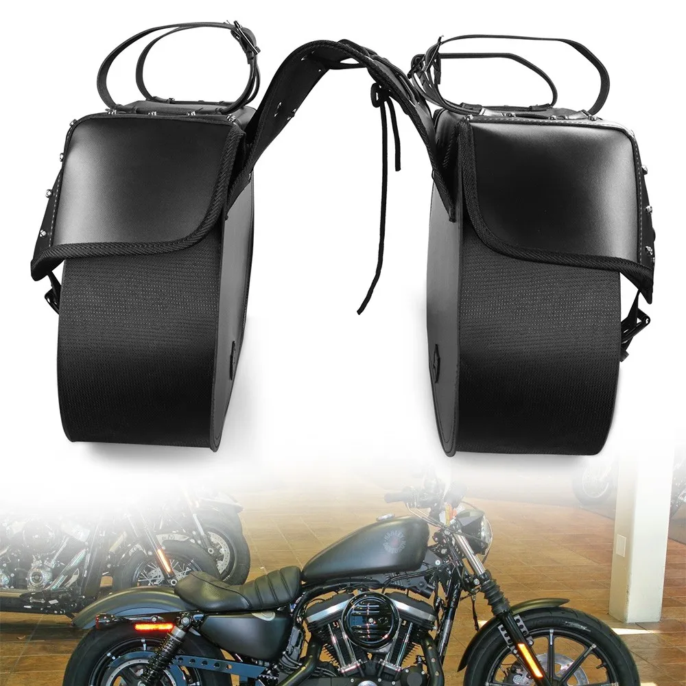Saddle bag Tool Side bag Storage Luggage Motor Luggage Black Saddle bags horse