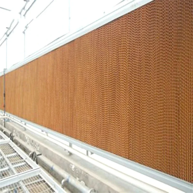 Customization Greenhouse System Evaporative Aluminum Alloy Frame Water Cooling Pad Wall For Poultry Farm