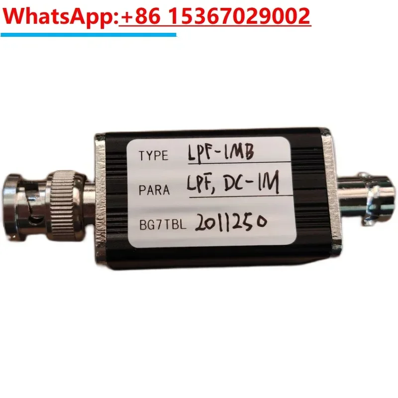 10k, 100k, 1M, 2M, 5M, 10M, 30M, 100M, 500M, 1G low-pass filter LPF, BNC port