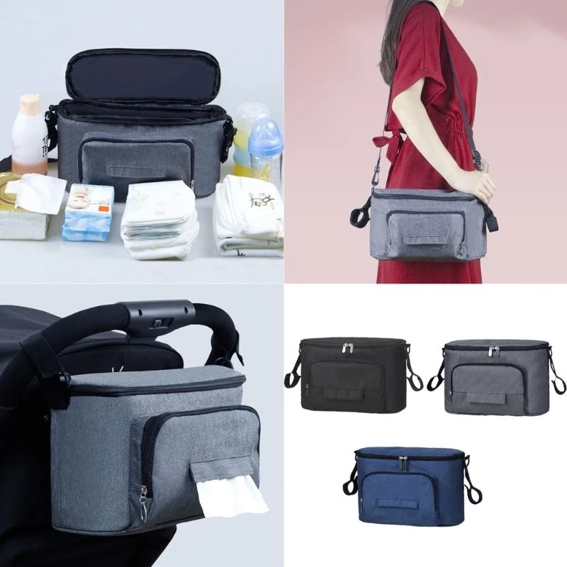 Portable Baby Strollers Hanging Bag Storage Bag Nappy Case Mummy Bag