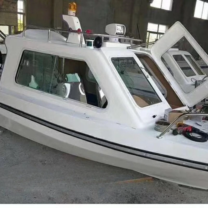 FRP Speedboat 600 Half Canopy Full Canopy FRP Speedboat