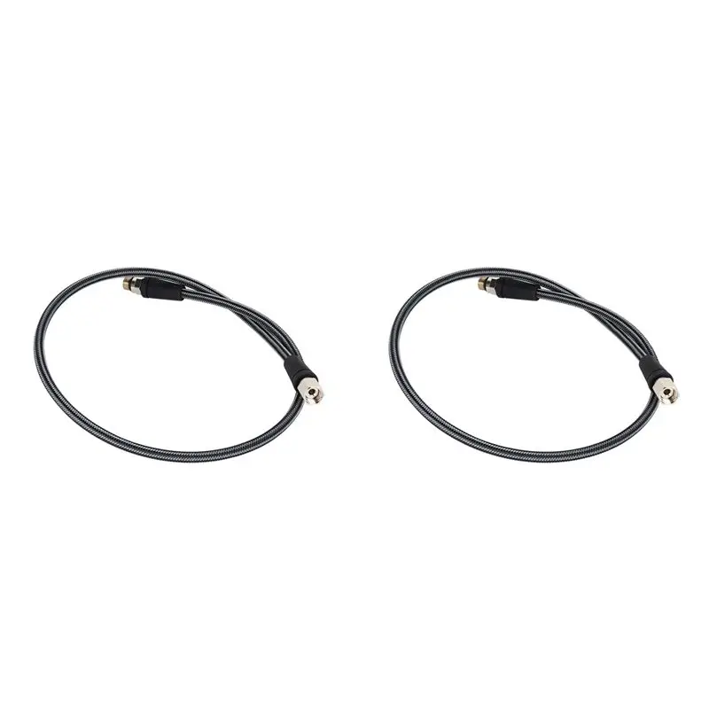 HOES-2X Diving High Pressure Regulator Hose Professional Woven Flexible Safe Scuba Diving High Pressure Hose 80Cm