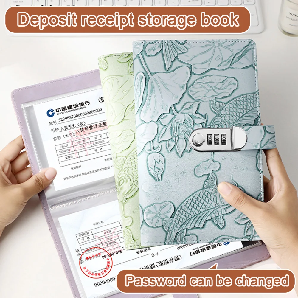 جديد توفير المال توفير المال دفتر بو قابلة لإعادة الاستخدام مجموعة تذكارية كتاب تخزين كتاب مقاوم للماء الميزانية الموثق