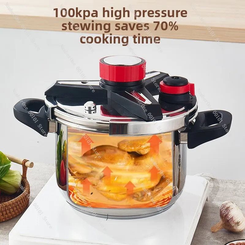 316 stainless steel pressure cooker | Thickened explosion-proof household, safe and efficient cooking
