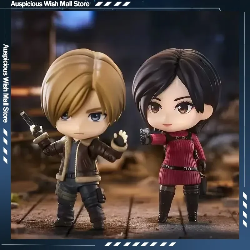 Neu # 2761 # 2337 Ada Wong & Leon S. Kennedy Resident Evil Anime-Figurenset Austauschbare Gesichter Bewegliche Gelenke Actionfigur Geschenke