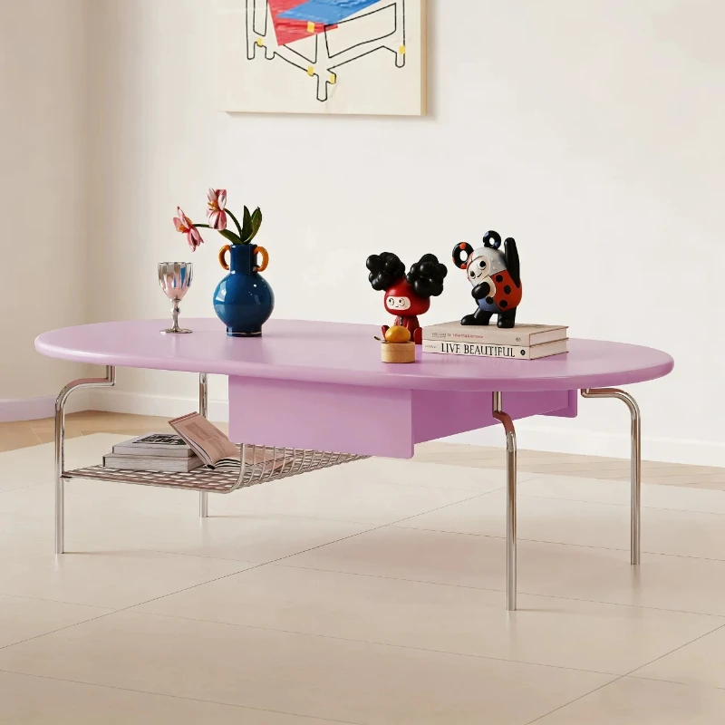 Colorful Modern Side Tables Sofas Storage Flower Drink Side Tables Metal Space Saving Tisch Wohnzimmer Furniture Living Room