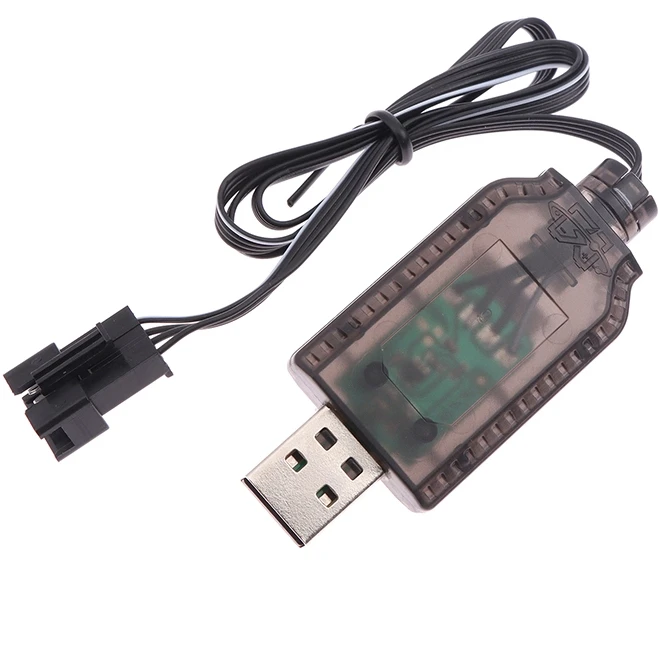 

Electric Toy Car E561 Excavator Charger USB Cable 7.4v SM4P Li-ion Battery Reverse Charging Adapter