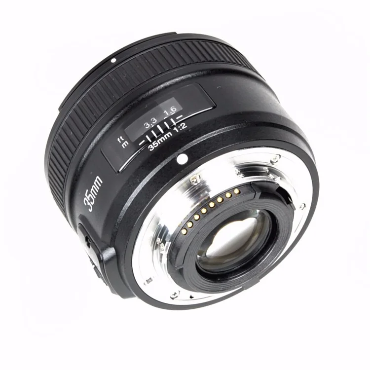 YONGNUO YN35mm F2N Lens, 1:2 AF MF Wide-Angle Fixed Prime Auto Focus Lens for DSLR Cameras