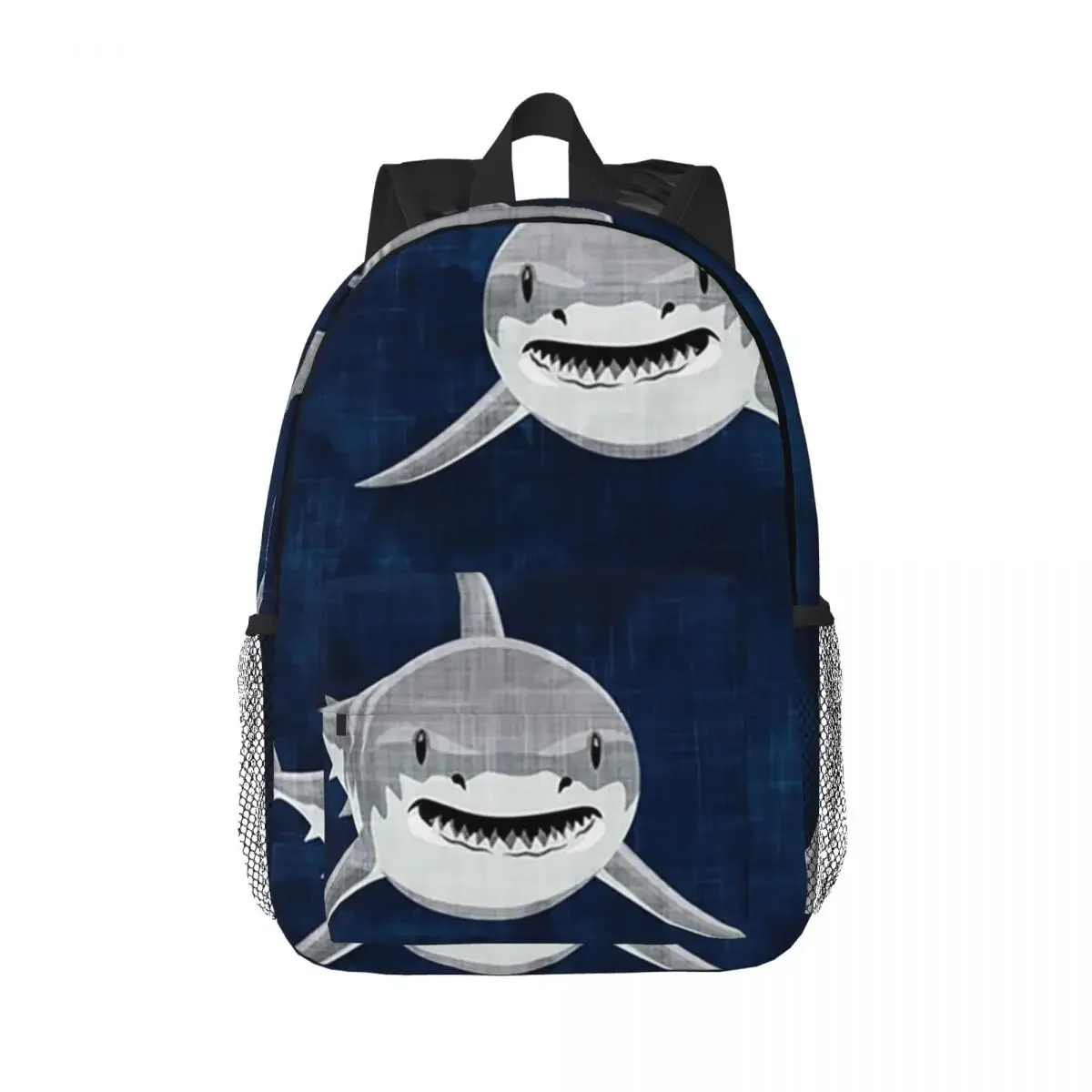 

Акулы! - темно-синие рюкзаки для мальчиков и девочек, сумка для книг, детские школьные сумки с героями мультфильмов, рюкзак для ноутбука, сумка на плечо большой вместимости