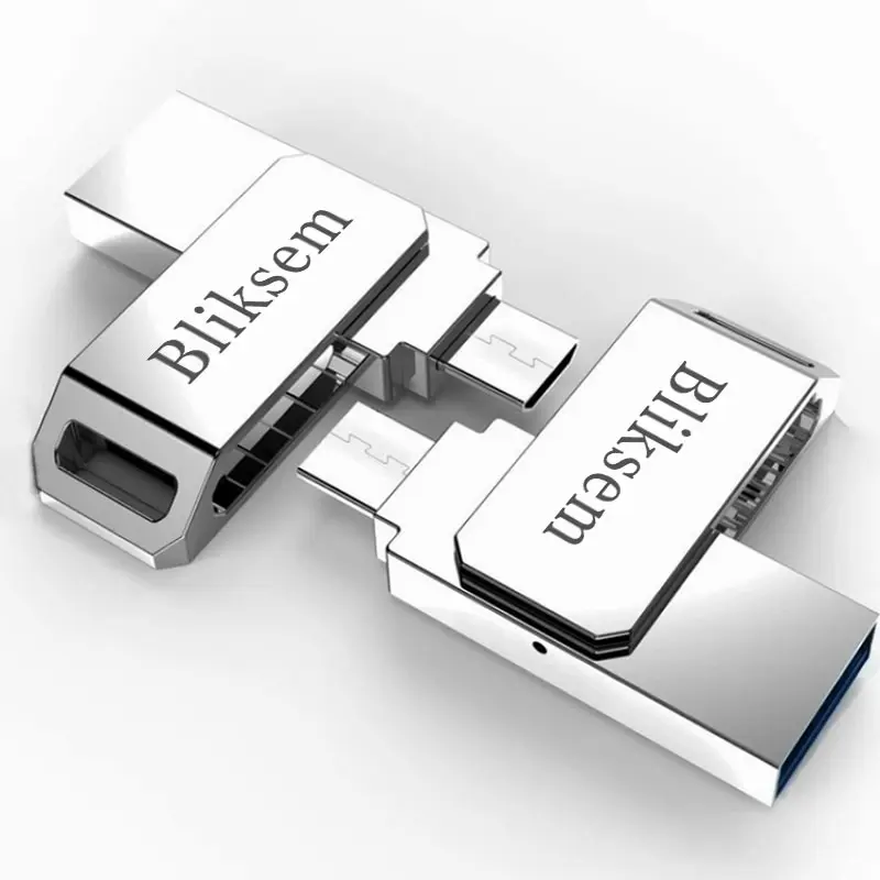 Bliksem OTG Ổ Đĩa Bút 32GB 64GB tốc độ cao USB2.0 cho PC di động mini Ổ Đĩa Bút 32GB USB Flash Drive 64GB