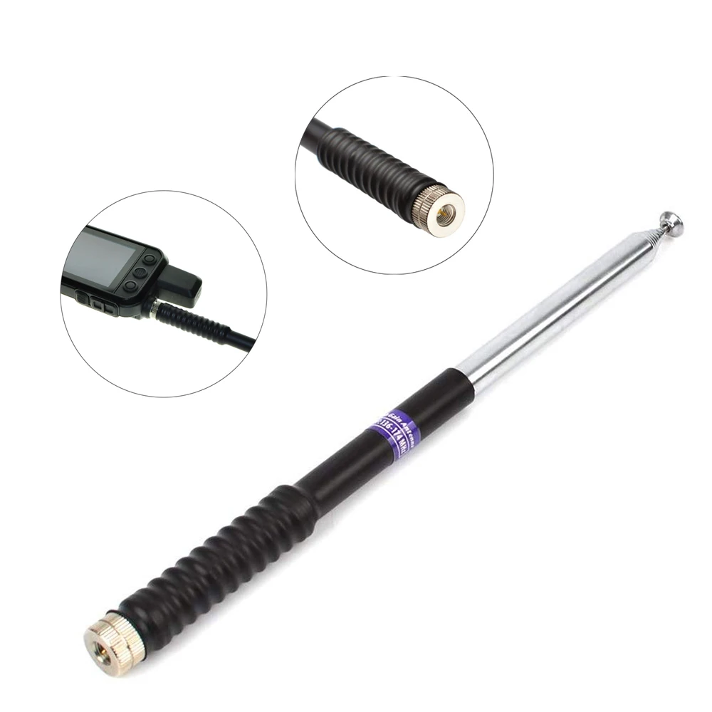 LCD Screen Protector Shield Fillm+Lanyard+ Long Range Extendable High Gain Telescopic Antenna for Garmin Alpha 200i 200 300i 300