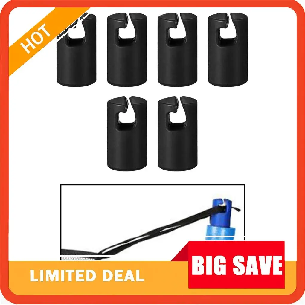 

Trampoline Enclosure Pole Covers Repair Replacement for Garden Outside Girls Black 6pcs