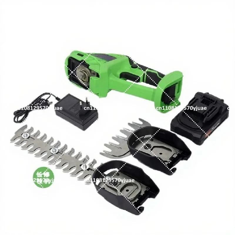 Cordless Electric Hedge Trimmer Rechargeable Garden Pruner for Shrubbery Grass Cutting