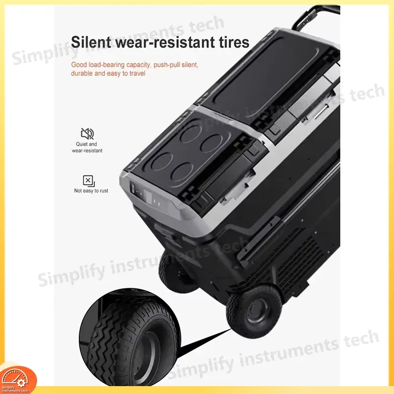 12V 24V Portable Car Fridge Freezer for Truck RV Camping Travel Low Noise Dual Zone Refrigerator Mini Fridge with DC Power