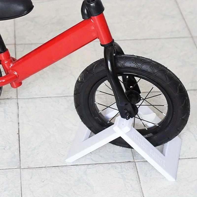 1pc Balance Bike Stand Holder, Kick Scooter Parking Rack, Bicycle Display Support, Fixed Frame for Wheels, Durable Construction view 2