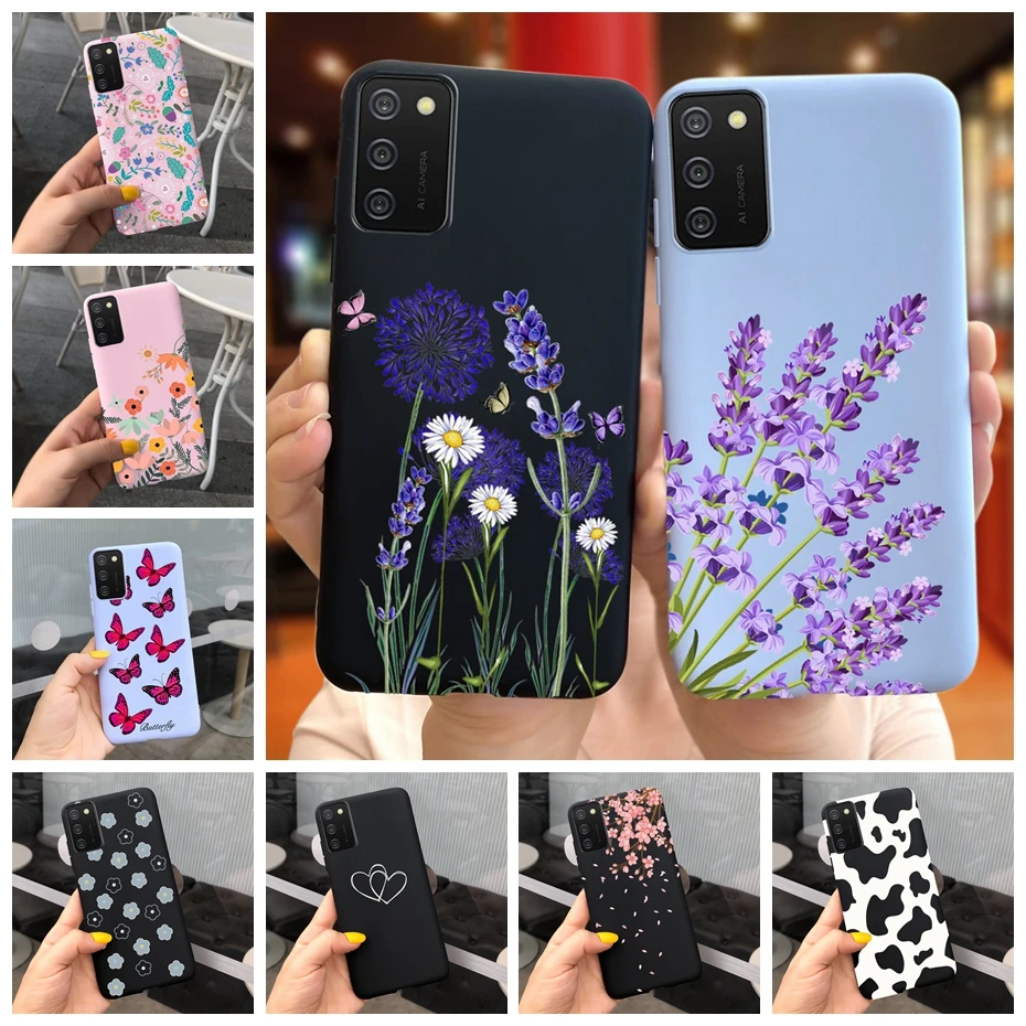 For Samsung A03s Case A02S Soft Silicone Cover Phone Cases for Samsung Galaxy A02s A03s Case TPU Cute Fundas A03 Core A 03 Coque