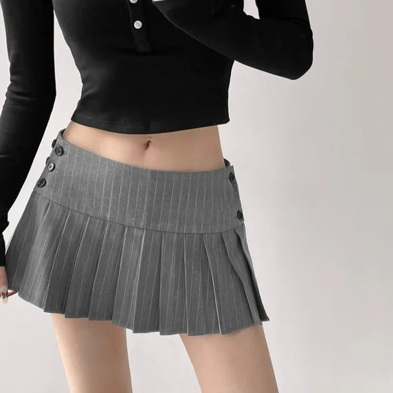 

Pleated Skirts Women Sexy Fashion Youthful Preppy Hotsweet High Waisted All-match Y2k Japanese Students Harajuku Streetwear Mini