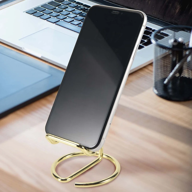 Business Card Holder For Desk, Metal Business Card Display Holder Stand, Office Desktop Name Card Holder-A69F