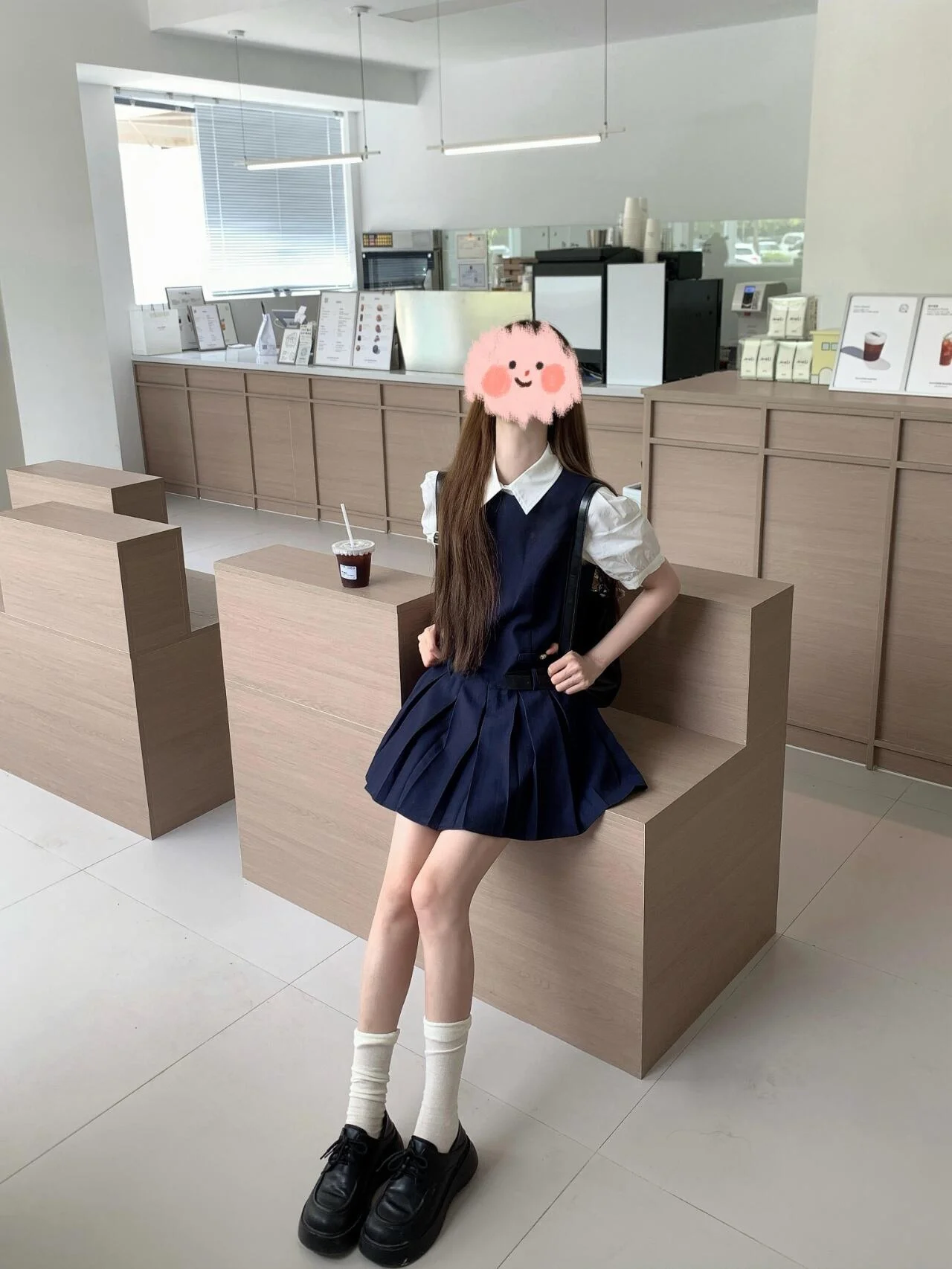 Корейский Sle School orm Dr Set JK orm Svel Антивозрастной плиссированный комбинезон Женский летний комплект из двух предметов