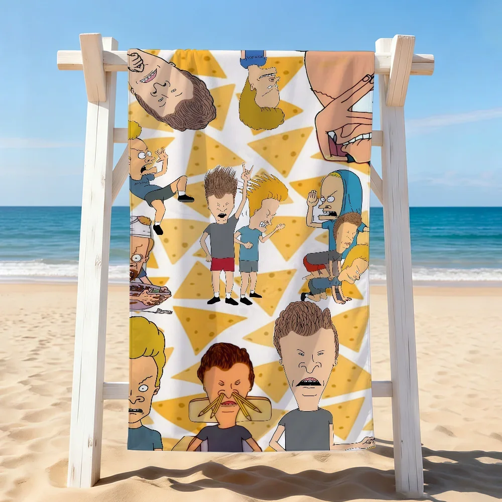 Cartoon B-Beavis And B-Butthead Towel Drying Bath Towel Applicable To Light Swimming Camping Yoga Beach Out