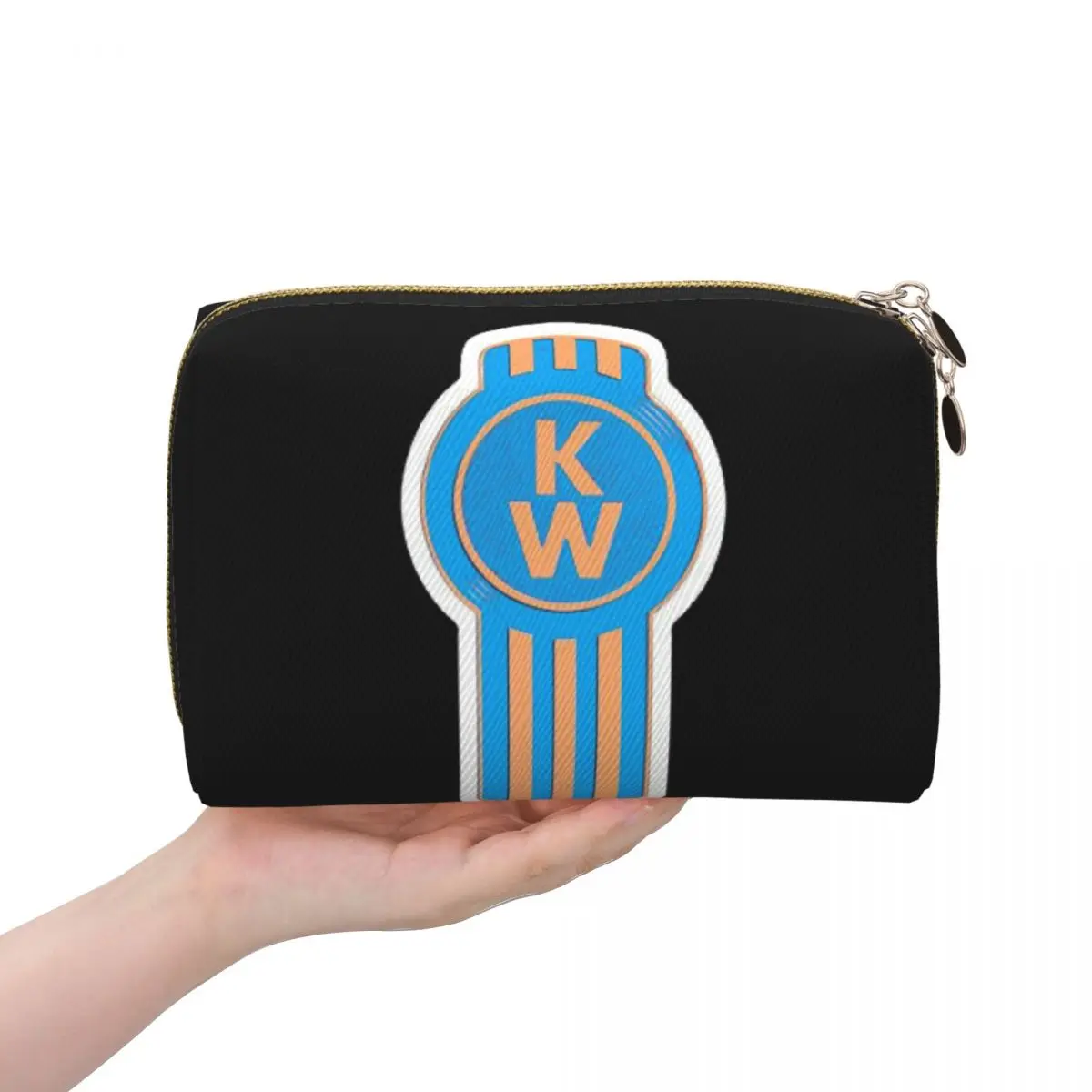 

Kenworth Logo Женская косметичка Дорожный органайзер для макияжа Чехол для хранения туалетных принадлежностей Dopp Kit Box