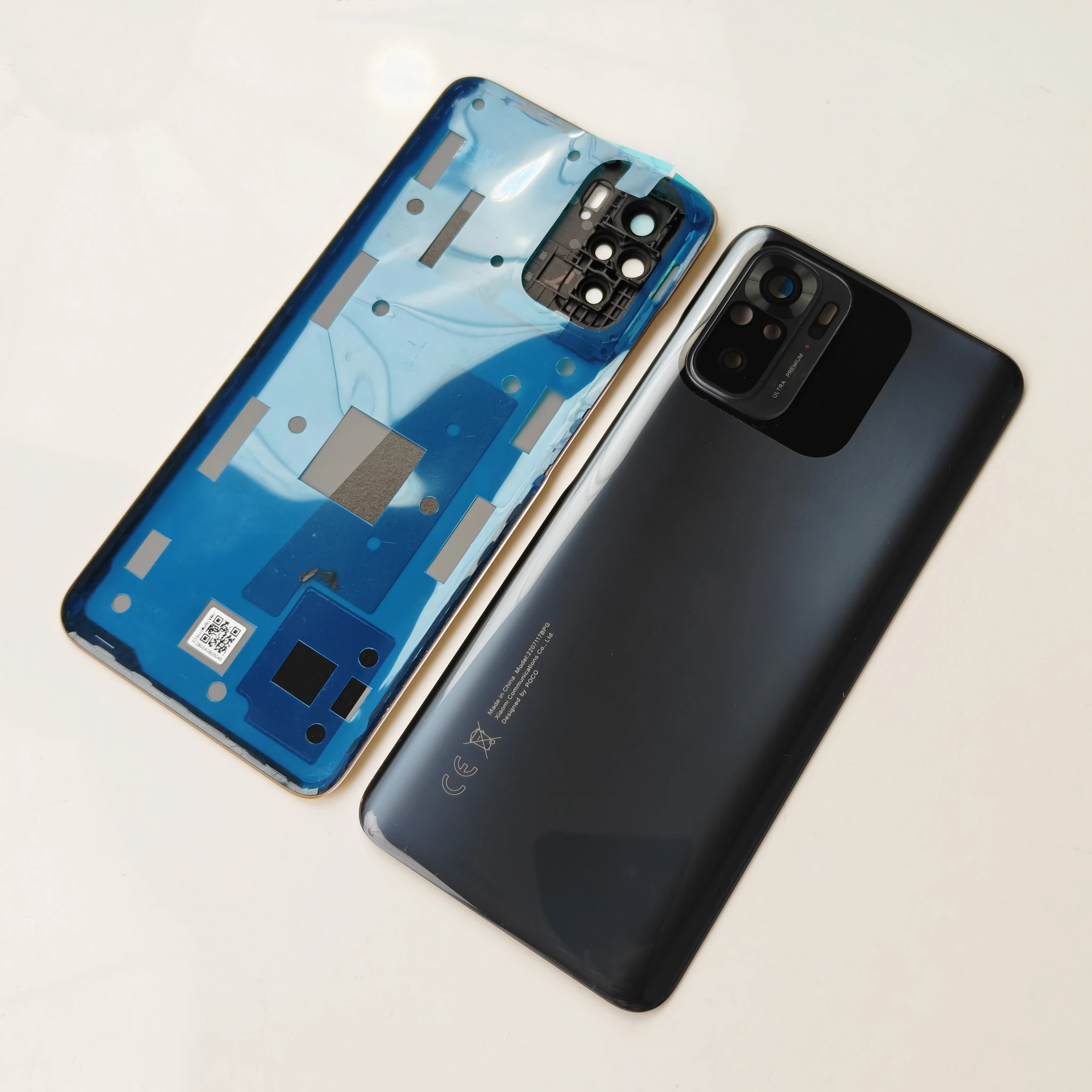 A+++ For Xiaomi Poco M5s Back Door Replacement Battery Case, Rear Housing Cover +Adhesive +Camera Lens