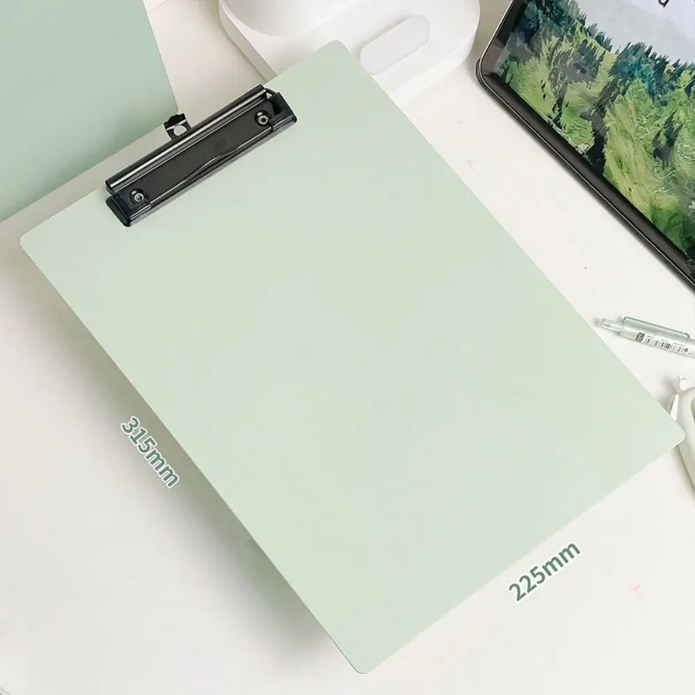 Simple Gradient Color File Folder Vertical A4/A5 Clipboard Hangable Storage Thickened Writing Splint Gift/Prize