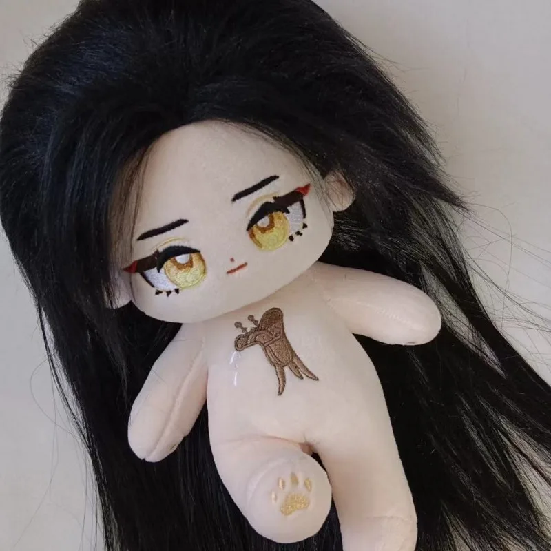 20CM high-temperature silk long hair cotton doll with high appearance value, cute Q-version doll around the perimeter