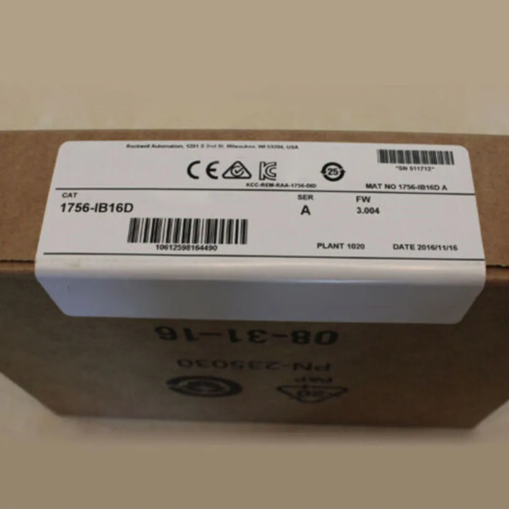 Brand New in Box Sealed 1756-IB16D ControlLogix 16 Point D/I Control Module