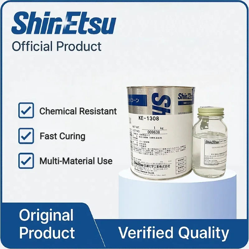

Shin-Etsu KE-1308 1 кг гладкое применение промышленного класса | Многоповерхностное использование Аккуратная бусина стабильная после лечения