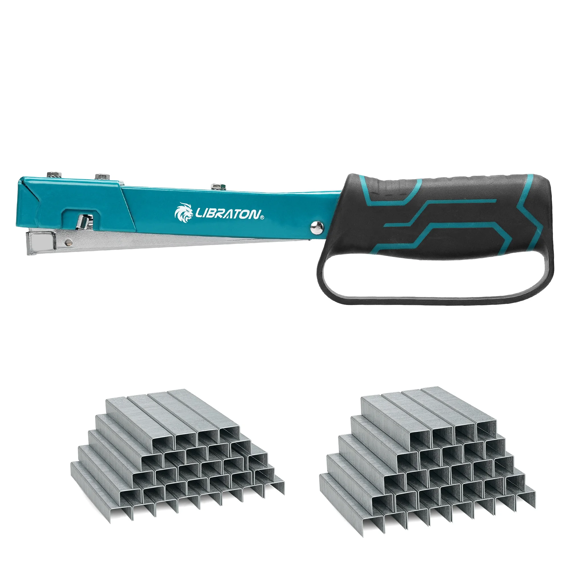 LIBRATON Pro Grade Hammer Tacker with 6000 Staples JT21/No53(5/16
